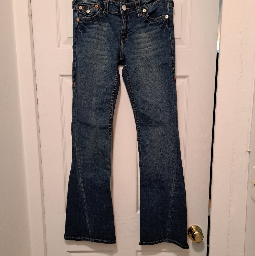 Ama Zing Low Rise, Flared Jeans View 5